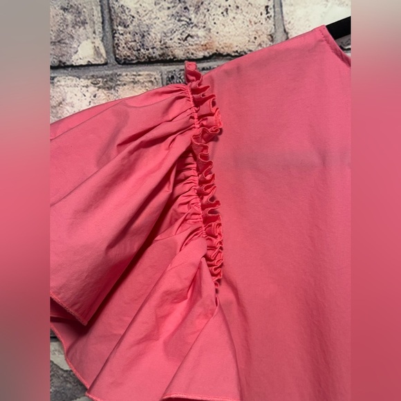 Chepe Ansaldo Made In Italy Cotton Pink Bright Dress Size Small - Picture 5 of 7